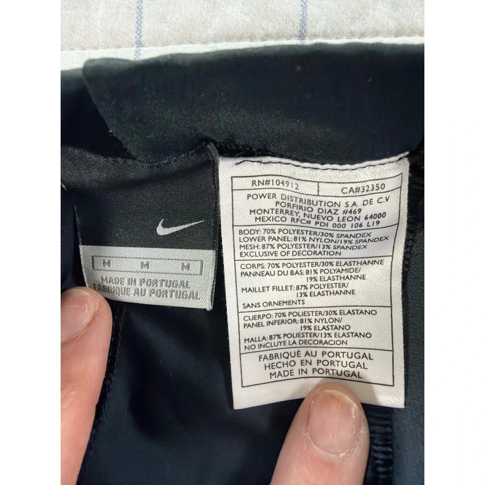 Nike Mens Padded Cycling Shorts Black Orange Swoosh Size Medium S6ORD 143276